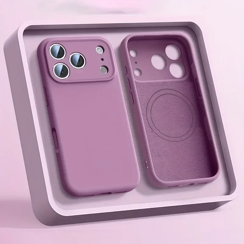 Liquid Silicone Magnetic Phone Case - Original Flüssigsilikon für Magsafe Magnetic Charge