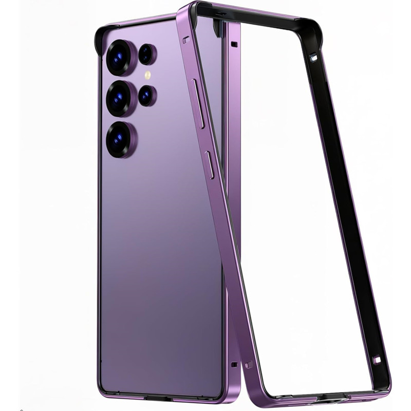 Metal Bumper Aluminum Frame Case - Aluminiumlegierung Rahmen Metall-Stoßfänger-Hülle für Samsung Galaxy