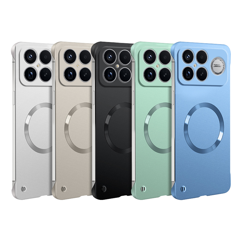 Ultra Thin Frameless Phone Cover - Matte, Rahmenlose, Modische Magnetische Handyhülle für