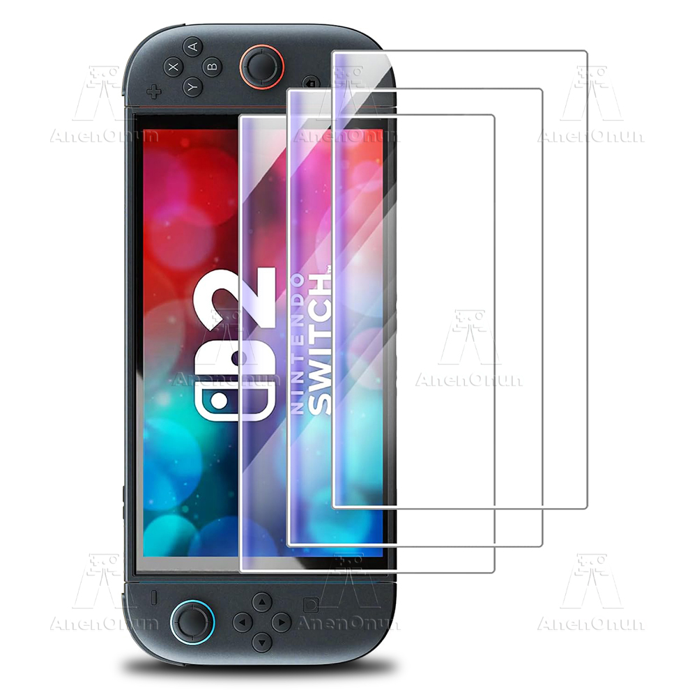 Matte Anti Glare Screen Protector - Switch 2 Anti-Blaulicht-Displayschutzfolie, Härtegrad 9H, bruchsicher,