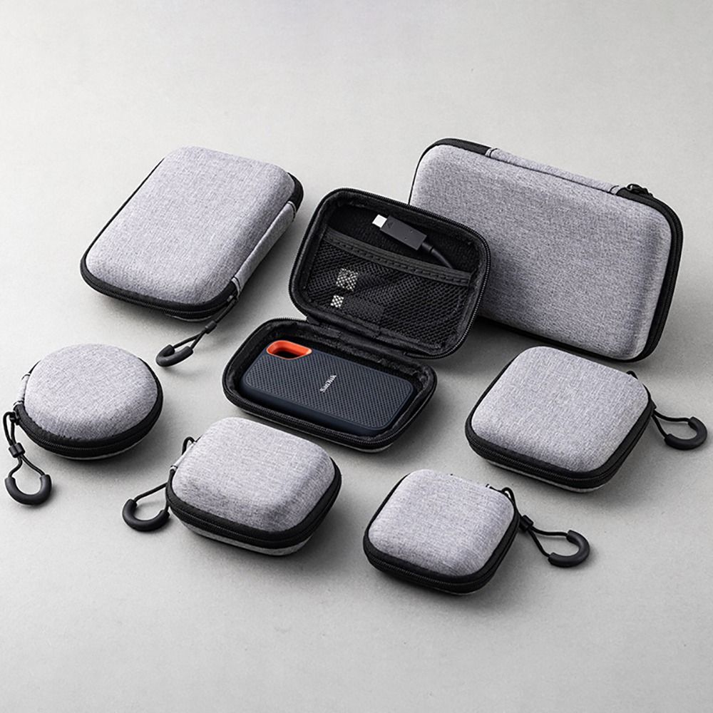Earphones - 1 Stück Kopfhörer-/Telefon-/Ladekabel-EVA-Aufbewahrungstasche für Airpod Mini,
