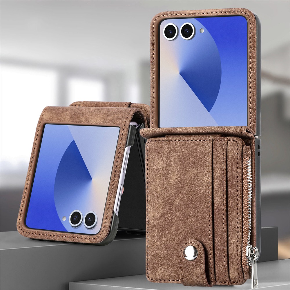 Leather Wallet Card Holder Phone Cover - 2-in-1 abnehmbare Kartenhalter Brieftasche Handyhülle für