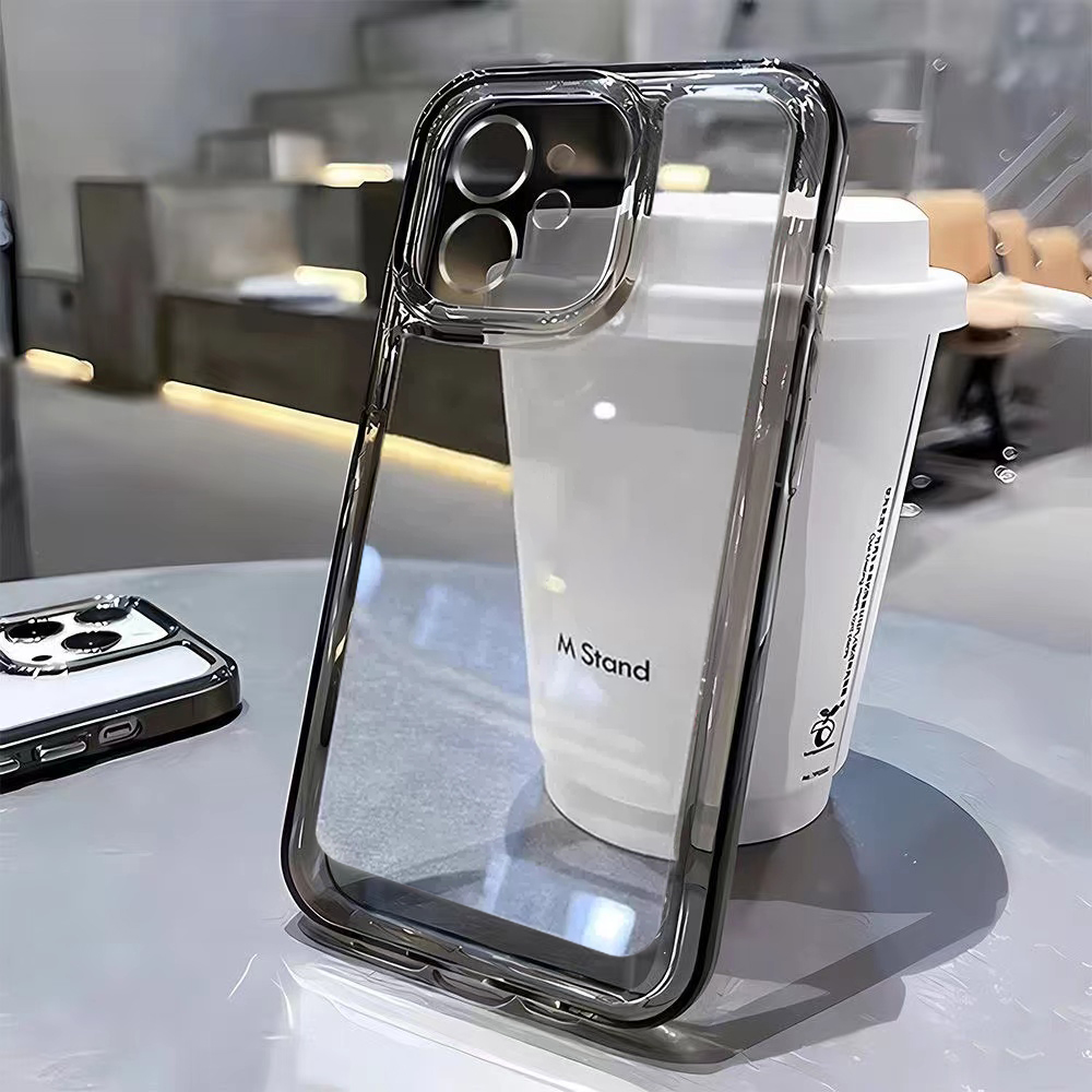 Clear Shockproof Bumper Case - Luxus-Handyhülle für iPhone 15 8 Plus