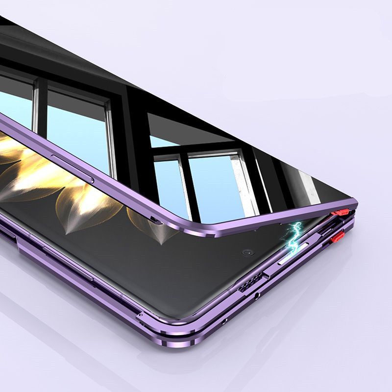 Metal Bumper Aluminum Frame Case - Für Honor Magic V2 MagicV2 Anti-Spy
