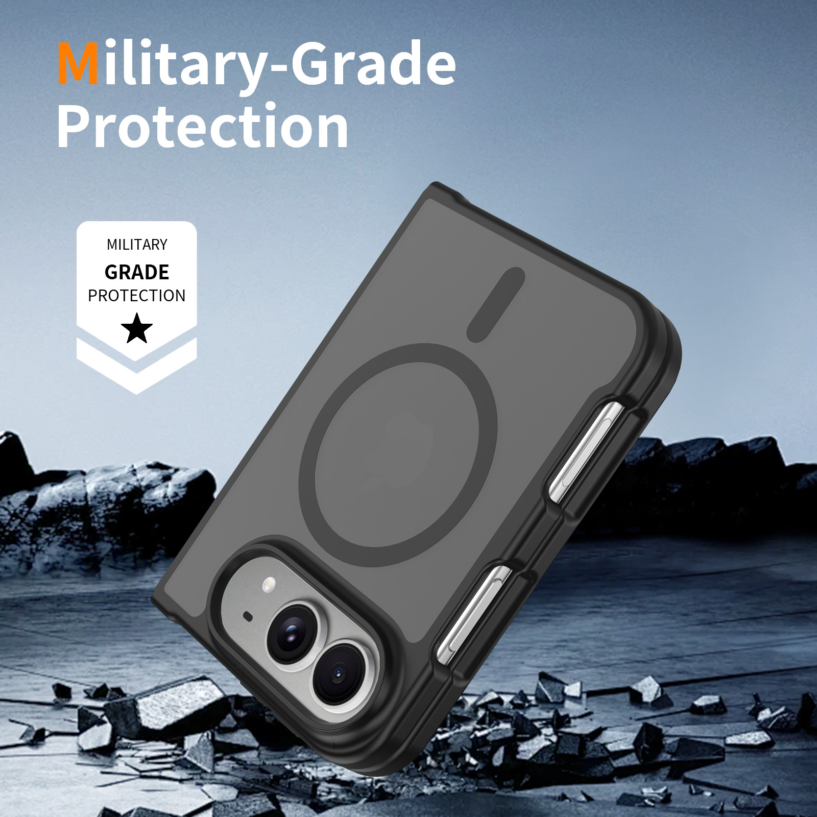 Screen Protectors - Ultraflache, matte Handyhülle mit Magnetfunktion für