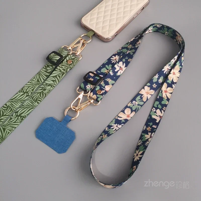 Crossbody Lanyard Neck Strap Case - Handy-Lanyard, langes Umhängeband, hängender Hals, bemaltes