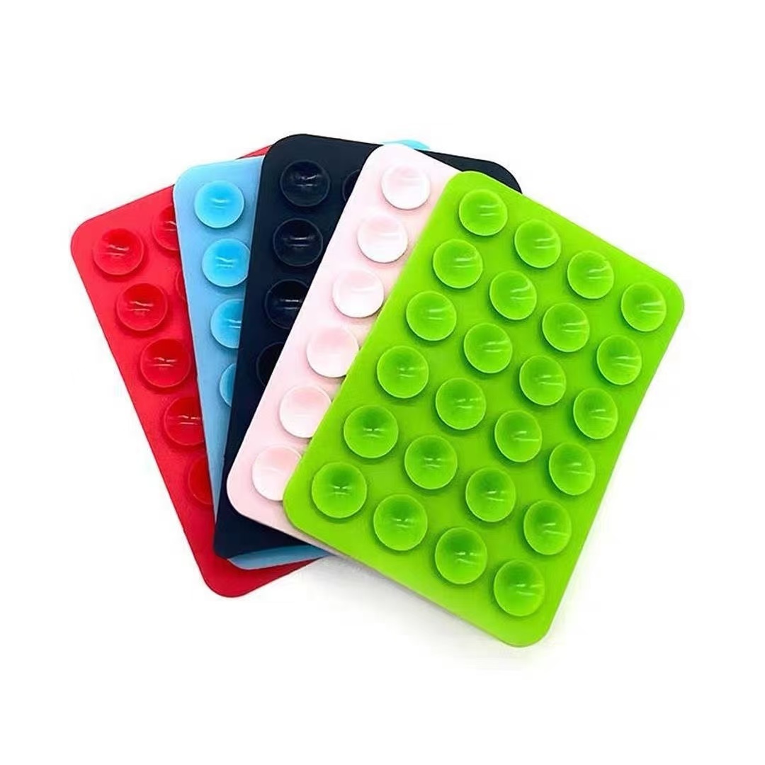 Phone Cases - Silikon-Saugnapf-Handyhalter, quadratischer, rutschfester Aufkleber für Handyhüllen,