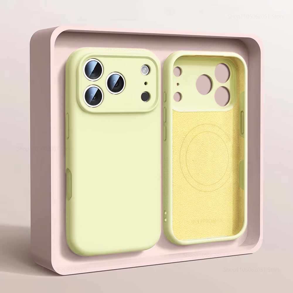 Liquid Silicone Magnetic Phone Case - Magnetische Handyhülle für MagSafe, Flüssigsilikon-Softcover für