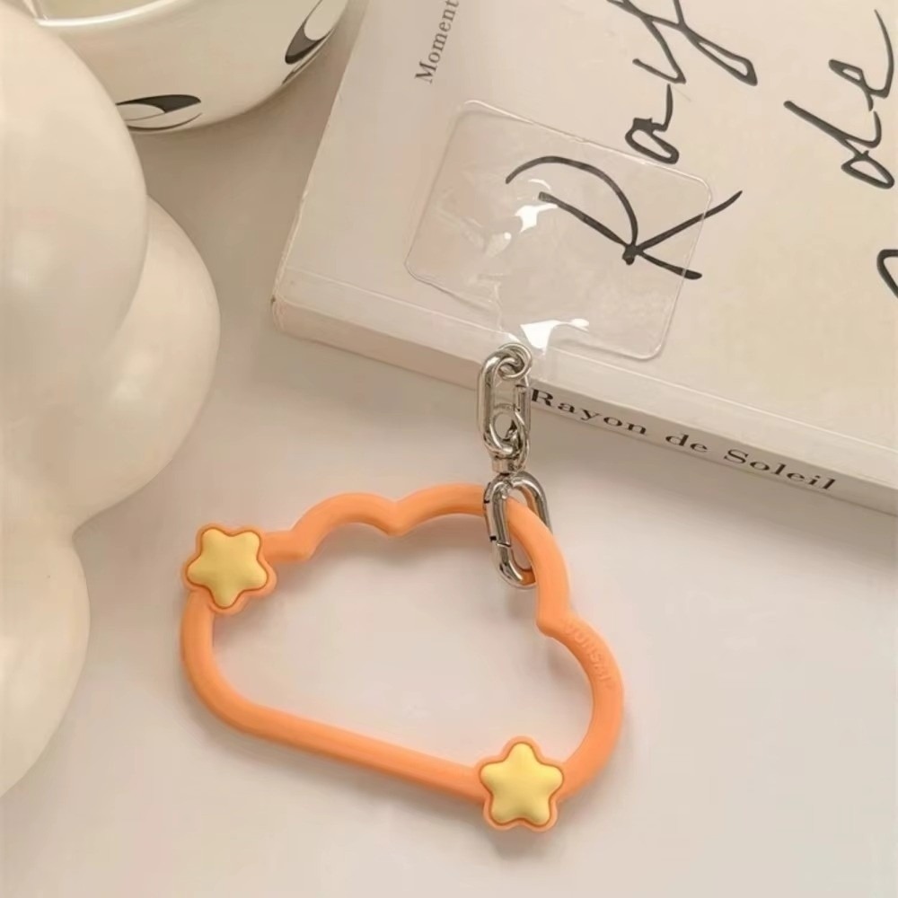 Cute Cartoon Wrist Strap Silicone Case - Niedliches Silikon-Handyband, Anti-Verlust-Handyband in Wolkenform, Handgelenk-Handyband,