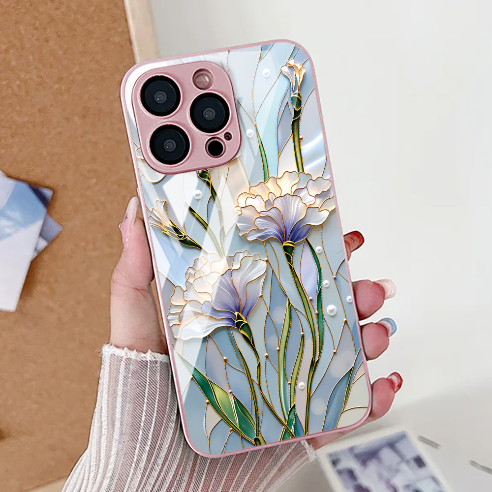 Screen Protectors - Lotusblume Handyhülle für iPhone 16 Pro