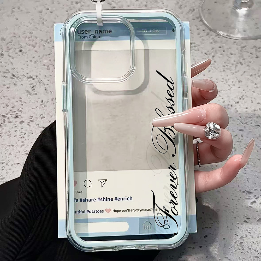 Forever Blessed Einfache Trans – Clear Shockproof Bumper Case Bewertung und Preis