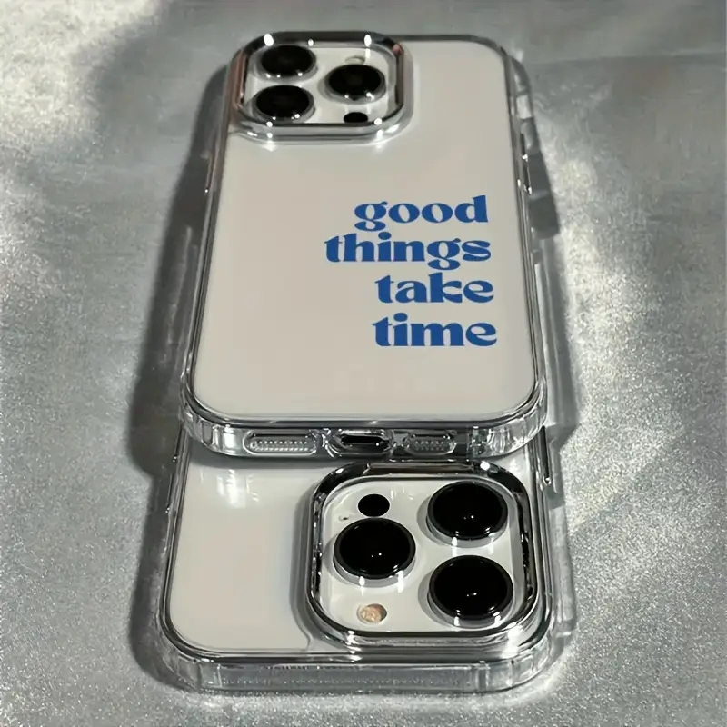 Good Things Take Time Objektiv – Clear Shockproof Bumper Case Bewertung und Preis