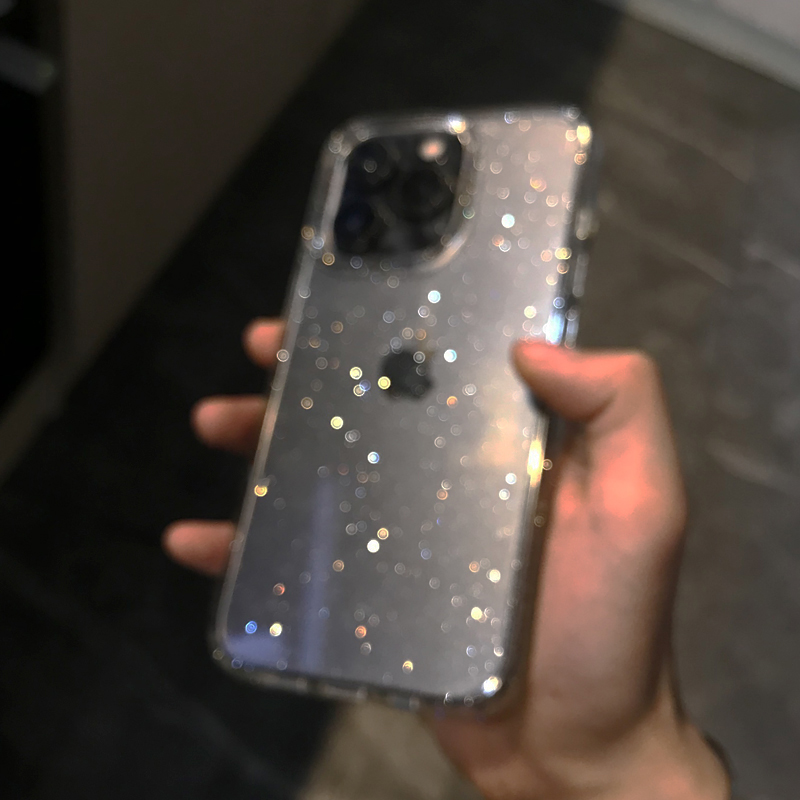 Transparente, einfache Glitzer – Clear Shockproof Bumper Case Bewertung und Preis