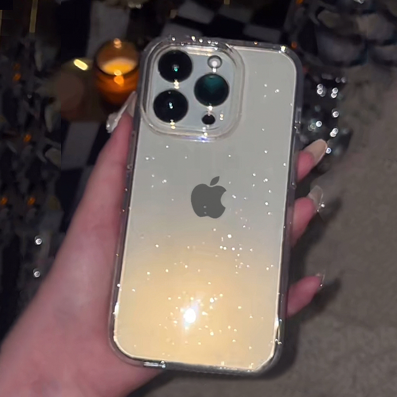 Transparente, einfache Glitzer – Clear Shockproof Bumper Case Bewertung und Preis